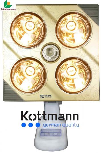 Đèn sưởi Kottmann 4 bóng treo tường K4BG